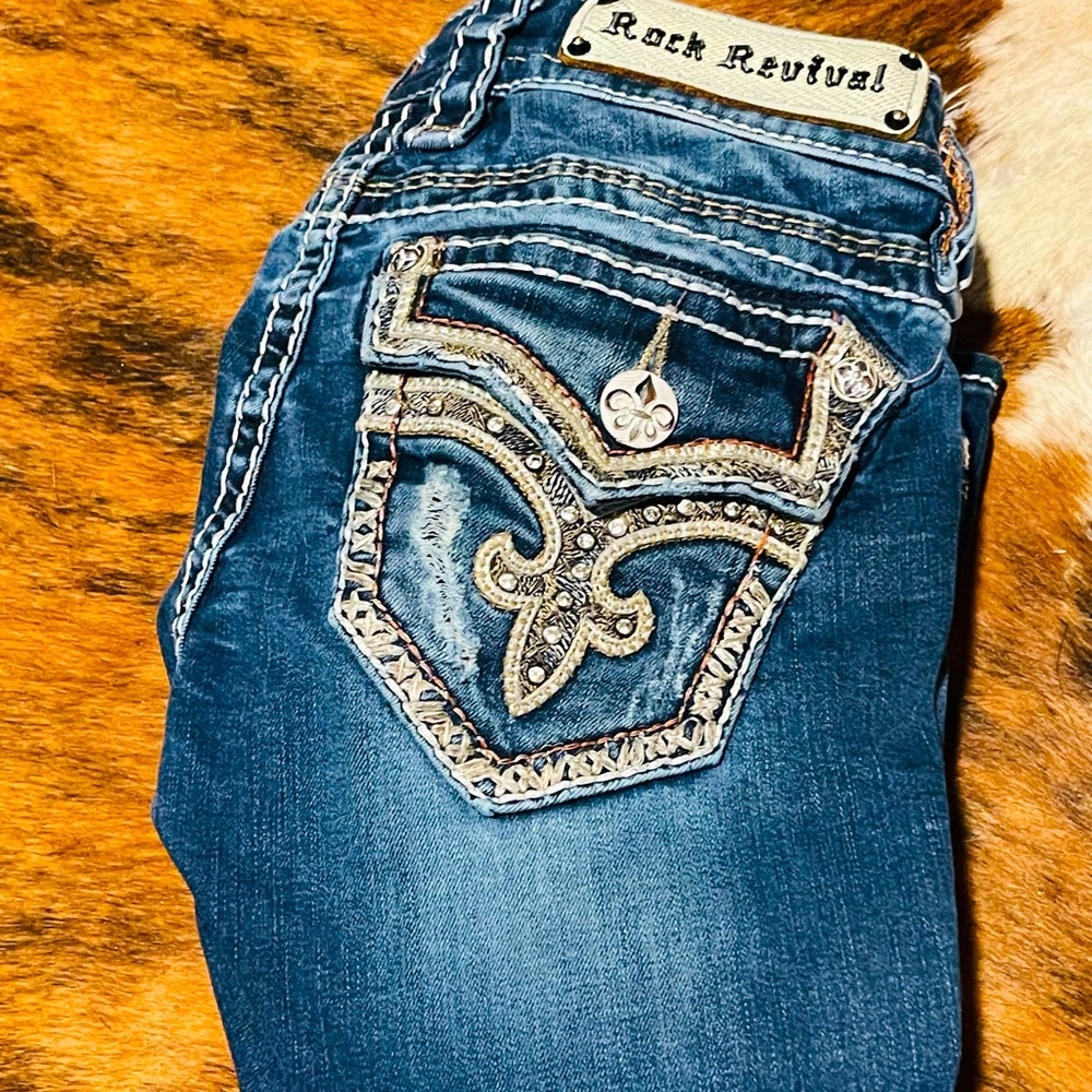 Womens rock revival jeans